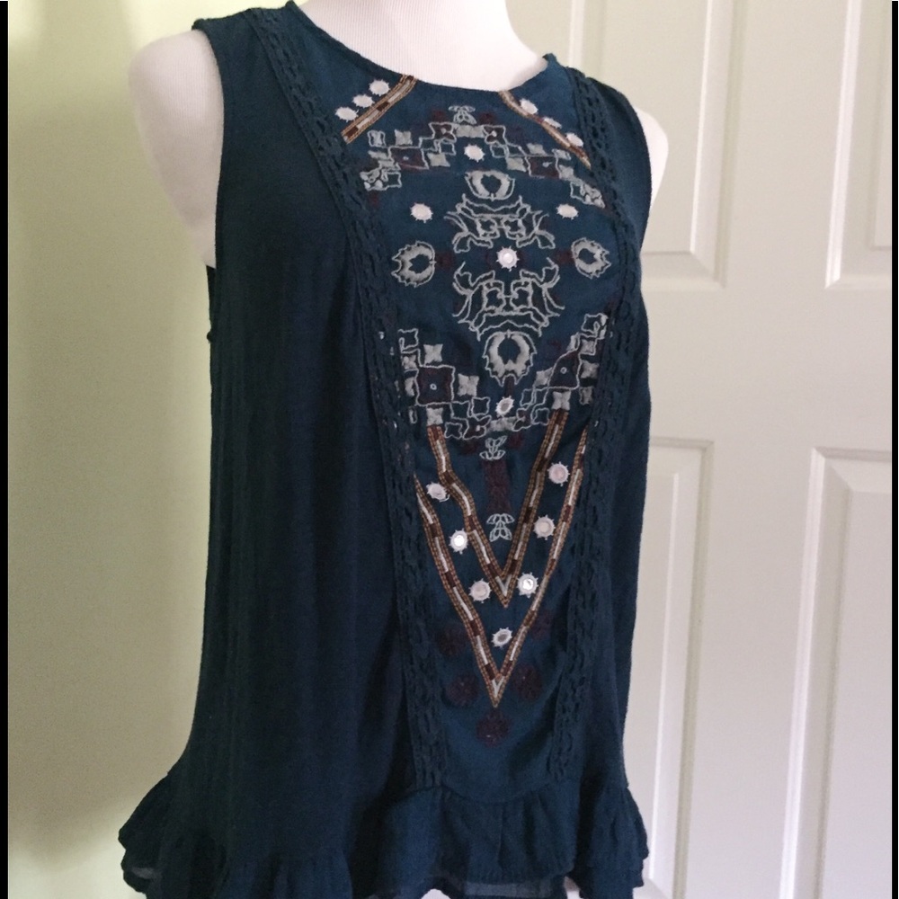 bohemian inspired tank top